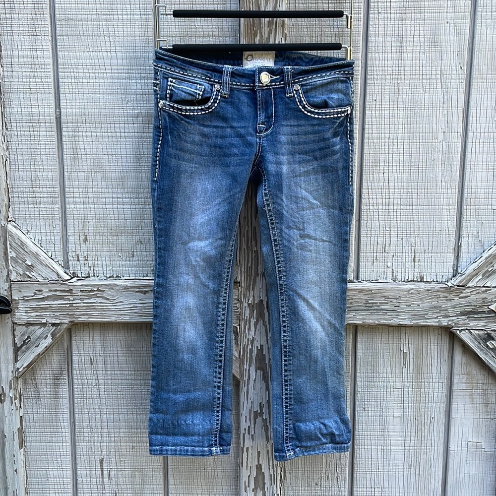 Size 26 Charme blue-jean capris
